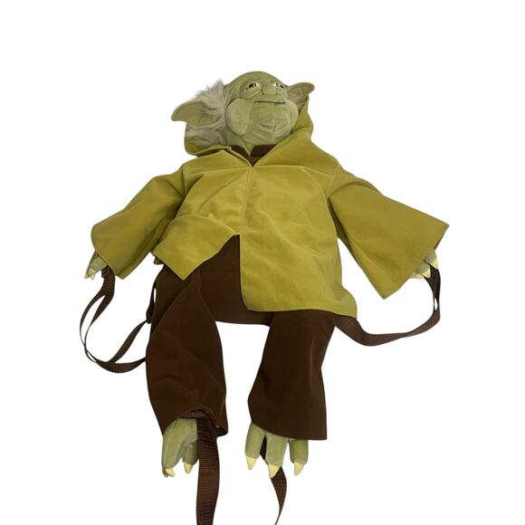 Disney Parks Star Wars Yoda Plush Backpack - Picture 2 of 6